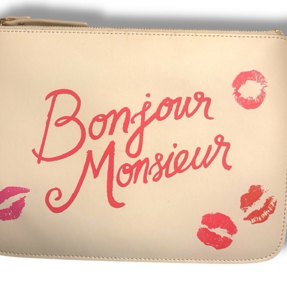 Kate Spade Bonjour Monsieur Oversized Clutch - Picture 3 of 5